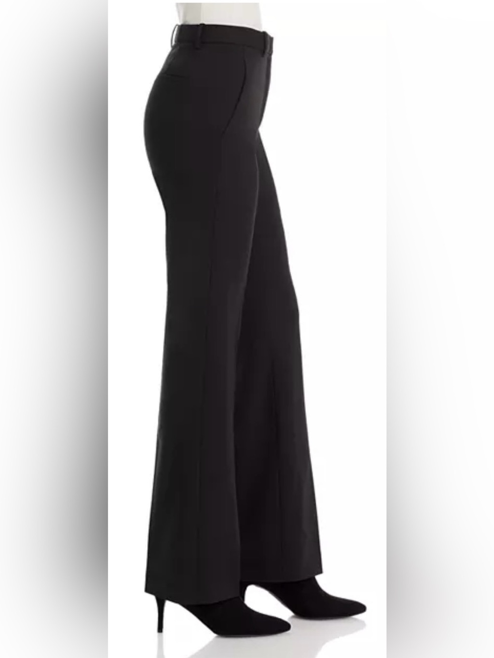 Theory Julianne Women’s Black Flared Dress Pants - Picture 4 of 9